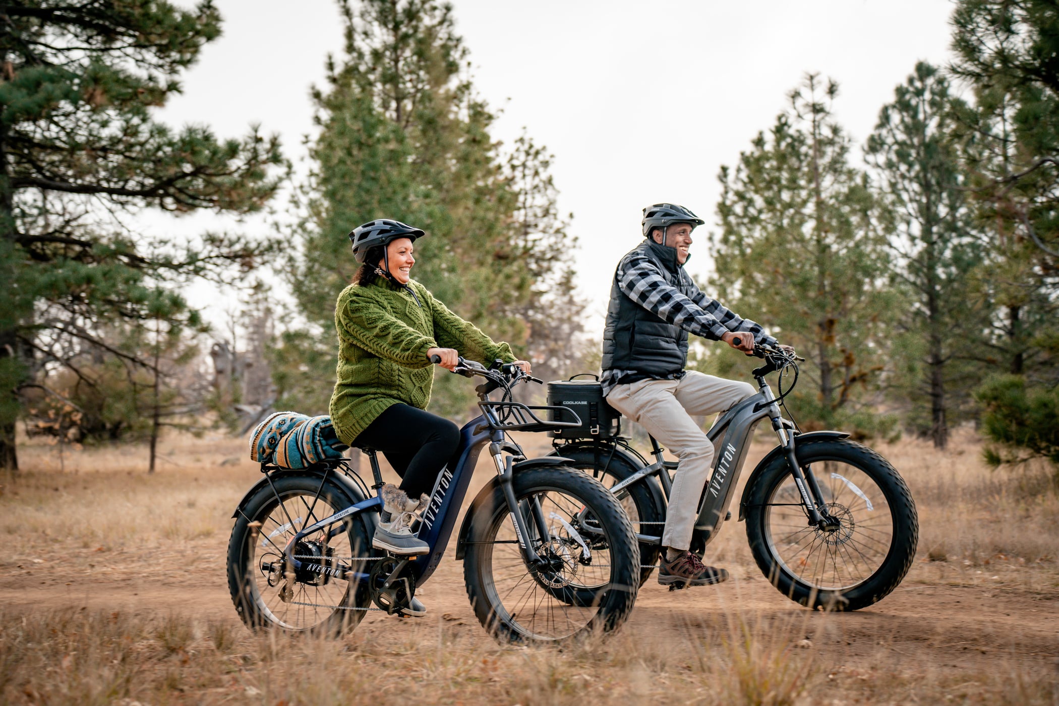 Older adults on ebikes