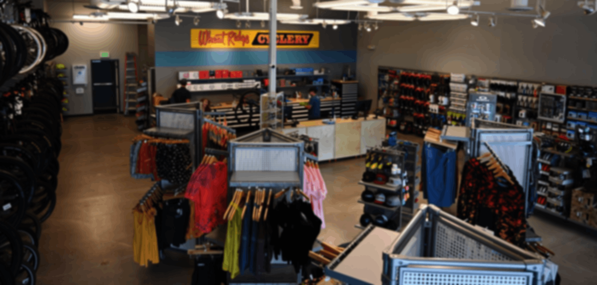 Image of a clean and organized bike shop running Workstand software and optimized for conversion